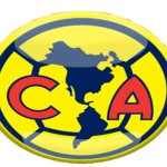 Logo escudo club América en perspectiva
