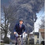 Pete Buttplug riding a bike