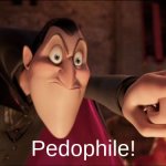 Dracula pointing pedophile