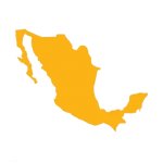 Mexico outline transparent
