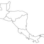 Central America outline transparent meme