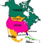 Map of North America but it’s East Asia