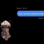 your son has passed away