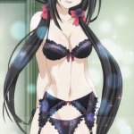 Kurumi Tokisaki from Date A Live in lingerie