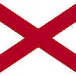 Alabama Flag template