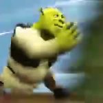 Shrek Running GIF Template