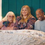 Wayfair Kelly Clarkson commercial with old couple in bed meme