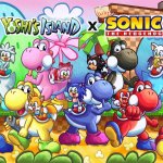 Yoshi's Island × baby Sonic the Hedgehog Poster by Music-Yoshi-Z