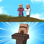 Element Animation Minecraft Villager but anime