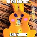 Angery rabbit | ME AFTER GOING TO THE DENTIST... AND HAVING 43 CAVITIES | image tagged in angery rabbit,dentist,sword,rabbit,angery,beautiful | made w/ Imgflip meme maker