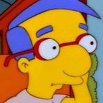 Milhouse on bus