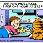 Garfield when do they call it oven original panel