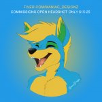 Commissions open for headshot