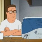 That is not okay | image tagged in hank hill computer | made w/ Imgflip meme maker