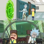 Rick and morty quick adventure meme