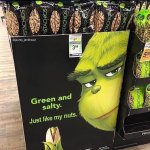 Grinch pistachios meme