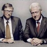 Bill Clinton and Bill Gates