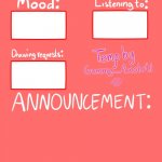 Error's Announcement Template