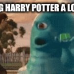 making harry potter dark | ME SHOWING HARRY POTTER A LOVING FAMILY: | image tagged in gifs,dark humor,harry potter,family,oh wow are you actually reading these tags | made w/ Imgflip video-to-gif maker