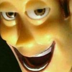 Evil Woody Face meme