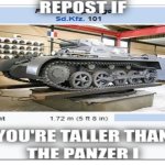Repost if you're taller