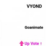 VYOND Goanimate Up Vote template
