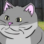 Alienmyth64 Grey Cat Fat