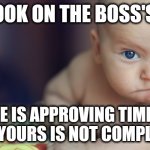 You Think I'm Smiling | THE LOOK ON THE BOSS'S FACE; WHEN HE IS APPROVING TIMESHEETS AND YOURS IS NOT COMPLETED | image tagged in you think i'm smiling,timesheet,timesheet reminder,timesheet meme | made w/ Imgflip meme maker
