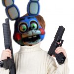 Toy Bonnie with Guns template