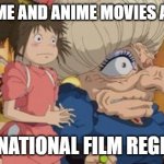 anime facts | ARE ANIME AND ANIME MOVIES ALLOWED; IN THE NATIONAL FILM REGISTRY ? | image tagged in stink spirit | made w/ Imgflip meme maker