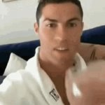 Ronaldo Sipping meme