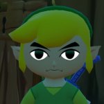 toon link staring