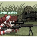 waldo sniper | Slavic Waldo | image tagged in waldo sniper,slavic | made w/ Imgflip meme maker