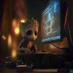 smolgroot checks trading charts