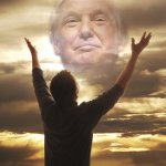 Praising Trump as God Jesus Republican JPP