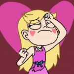 Star Butterfly Punching herself