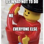 hehe | image tagged in lego man dipping sausage | made w/ Imgflip meme maker