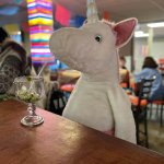Unicorn at the bar template