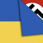 Ukraine flag cover for Nazis