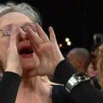 Meryl Streep yelling