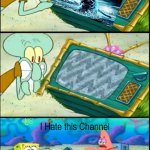 patrick hates the percy jackson movie | image tagged in i hate this channel,percy jackson,bad movies,spongebob | made w/ Imgflip meme maker