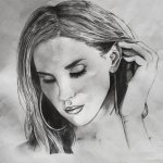 Lana del Rey drawing