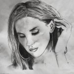 Lana del Rey drawing | image tagged in lana del rey,pop music,drawing,art,vintage,tumblr | made w/ Imgflip meme maker