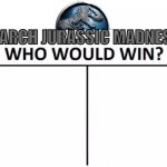 March Jurassic Madness meme