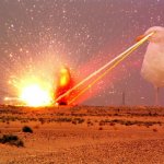 Laser seagull on the attack