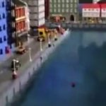 A man has fallen into the river in LEGO City! template