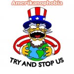 Slavic Simpsons | Amerikanophobia | image tagged in slavic simpsons,slavic,usa,americanophobia | made w/ Imgflip meme maker
