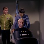 Kirk, Spock and Christopher Pike meme