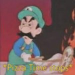 Pizza time stops