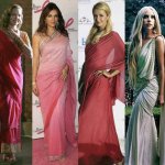 Celebrity in sarees